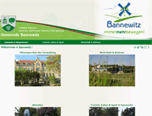 Tablet Screenshot of bannewitz.de